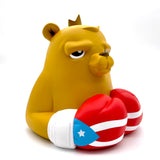The Bear Champ OG Pose Vinyl Bust - Puerto Rican Flag