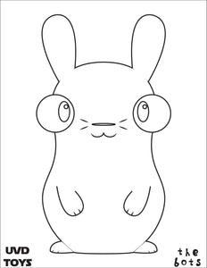Dusk Bunny Coloring Page