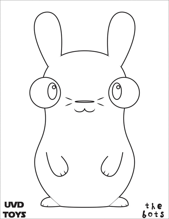 Dusk Bunny Coloring Page